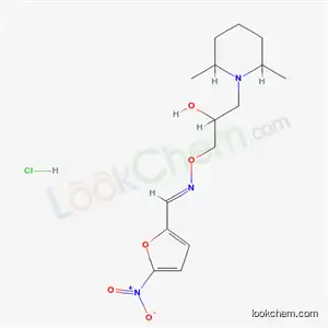 5-ニトロ-2-フランカルボアルデヒドO-[3-(2,6-ジメチル-1-ピペリジニル)-2-ヒドロキシプロピル]オキシム?塩酸塩