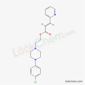 2-피리딘아크릴산 2-[4-(p-클로로페닐)-1-피페라지닐]에틸 에스테르