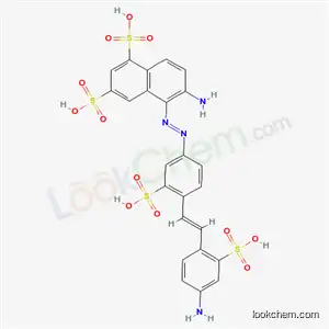 6-アミノ-5-[[4-[2-(4-アミノ-2-スルホフェニル)エテニル]-3-スルホフェニル]アゾ]-1,3-ナフタレンジスルホン酸