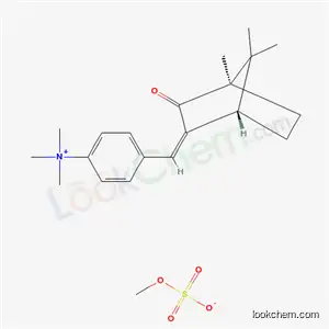 Molecular Structure of 118139-95-0 (N,N,N-trimethyl-4-{(Z)-[(1S,4R)-4,7,7-trimethyl-3-oxobicyclo[2.2.1]hept-2-ylidene]methyl}anilinium methyl sulfate)