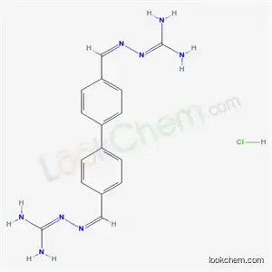 2-[[4-[4-[(E)-(디아미노메틸리덴히드라지닐리덴)메틸]페닐]페닐]메틸리덴아미노]구아니딘 염산염