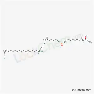 Molecular Structure of 201990-21-8 ((3S,4E,14S,21Z,27Z,43Z)-hexatetraconta-4,21,27,43-tetraene-1,12,15,45-tetrayne-3,14-diol)