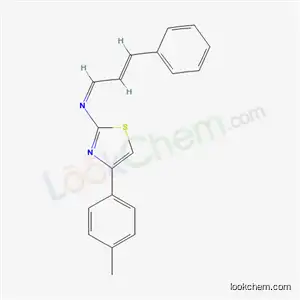 2-Thiazolamine, 4-(4-methylphenyl)-N-(3-phenyl-2-propenylidene)-