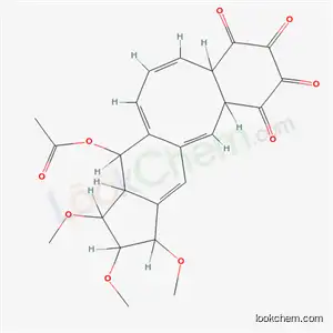 Benzo(3,4)furo(3',4':6,7)cycloocta(1,2-f)(1,3)benzodioxol-3(1H)-one, 3a,4,14,14a-tetrahydro-14-(acetyloxy)-6,7,8-trimethoxy-, stereoisomer