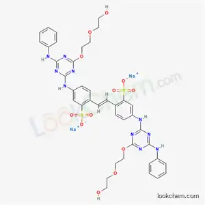2,2′-(1,2-エテンジイル)ビス[5-[[4-[2-(2-ヒドロキシエトキシ)エトキシ]-6-フェニルアミノ-1,3,5-トリアジン-2-イル]アミノ]ベンゼンスルホン酸ナトリウム]