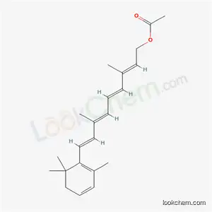 Molecular Structure of 20008-04-2 (Dehydroretinyl Acetate)