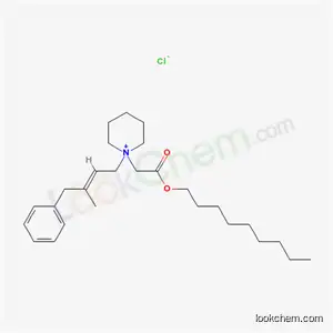 N- (4- 페닐 -3- 메틸 -2- 부 테닐) 카르 보닐 히드 록시 메틸 피페 리디 늄 클로라이드