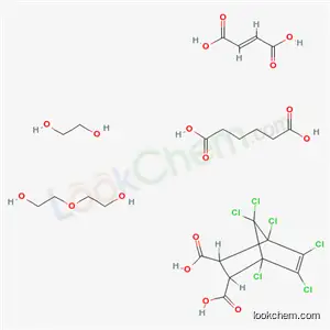 비시클로[2.2.1]헵트-5-엔-2,3-디카르복실산, 1,4,5,6,7,7-헥사클로로-, (E)-2-부텐디오산 중합체, 1,2-에탄디올 , 헥산디오산 및 2,2'-옥시비스[에탄올]