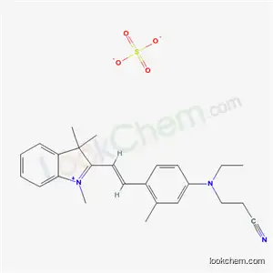 2-[2-[4-[(2-シアノエチル)エチルアミノ]-2-メチルフェニル]エテニル]-1,3,3-トリメチル-3H-インドリウム?水素スルファート