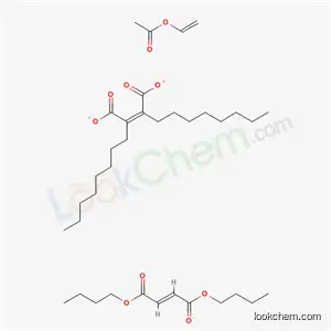 2- 부텐 디오 익산 (Z)-, 디 부틸 에스테르, (Z)-디 옥틸 2- 부텐 디오 에이트 및에 테닐 아세테이트와 중합체