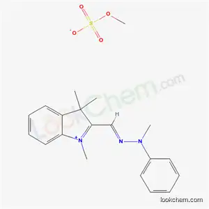 1,3,3-トリメチル-2-[[(メチル)フェニルヒドラゾノ]メチル]-3H-インドリウム?(硫酸メチル)アニオン