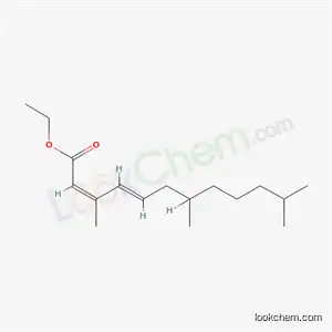 Molecular Structure of 41096-47-3 (ethyl (2Z,4E)-3,7,11-trimethyldodeca-2,4-dienoate)