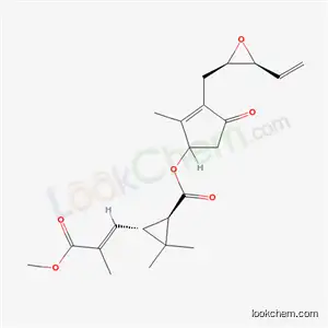 Cyclopropanecarboxylic acid, 3-(3-methoxy-2-methyl-3-oxo-1-propenyl)-2,2-dimethyl-, 3-((3-ethenyloxiranyl)methyl)-2-methyl-4-oxo-2-cyclopenten-1-yl ester, (2R-(2alpha(S*(1R*,3R*(E))),3alpha))-