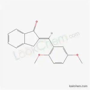 2-((2,5-Dimethoxyphenyl)methylene)indan-1-one