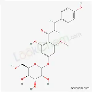 (E)-1-[2-hydroxy-6-methoxy-4-[(3R,4S,5S,6R)-3,4,5-trihydroxy-6-(hydroxymethyl)oxan-2-yl]oxyphenyl]-3-(4-hydroxyphenyl)prop-2-en-1-one