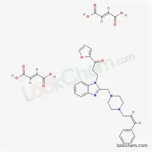 1-(2-フラニル)-3-[2-[[4-(3-フェニル-2-プロペニル)ピペラジン-1-イル]メチル]-1H-ベンゾイミダゾール-1-イル]-1-プロパノン?2マレイン酸