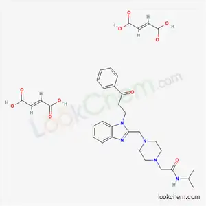 N-(1-メチルエチル)-4-[[1-(3-オキソ-3-フェニルプロピル)-1H-ベンゾイミダゾール-2-イル]メチル]-1-ピペラジンアセトアミド?2[(Z)-2-ブテン二酸]