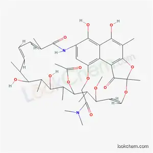Molecular Structure of 17607-33-9 (4-O-[2-(Dimethylamino)-2-oxoethyl]rifamycin)