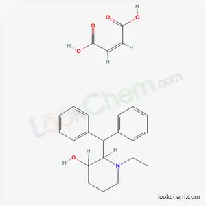 2-벤즈히드릴-1-에틸-피페리딘-3-올, 부트-2-엔디오산