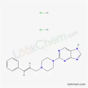 9H-퓨린, 2-(4-신나밀-1-피페라지닐)-, 디히드로클로라이드