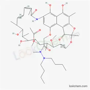 Rifamycin,2-dibutyl-1-methylhydrazino)-2-oxoethyl]-