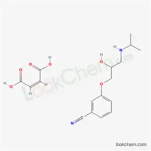 벤조니트릴, 3-(2-히드록시-3-((1-메틸에틸)아미노)프로폭시)-, (Z)-2-부텐디오에이트(1:1)