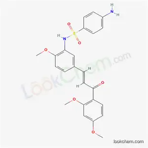 Molecular Structure of 38924-74-2 (4-amino-N-{5-[(1E)-3-(2,4-dimethoxyphenyl)-3-oxoprop-1-en-1-yl]-2-methoxyphenyl}benzenesulfonamide)