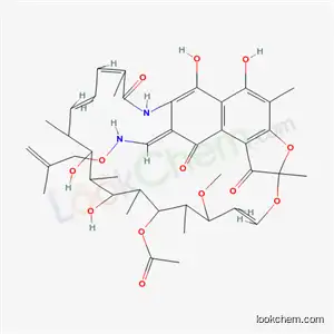 Molecular Structure of 41970-69-8 (3-[(2-Methyl-2-propenyl)oxyiminomethyl]rifamycin SV)