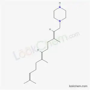 Molecular Structure of 50419-24-4 (1-(3,7,11-Trimethyl-2,6,10-dodecatrienyl)piperazine)