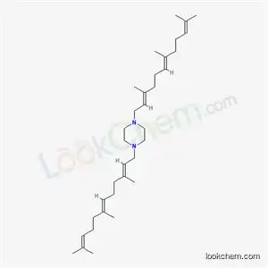Molecular Structure of 55436-60-7 (1,4-Bis(3,7,11-trimethyl-2,6,10-dodecatrienyl)piperazine)