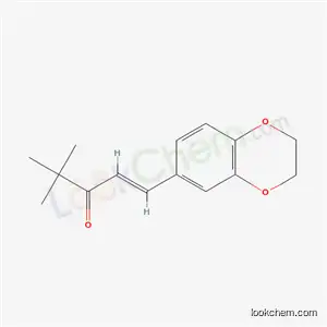 1-(2,3-ジヒドロ-1,4-ベンゾジオキシン-6-イル)-4,4-ジメチル-1-ペンテン-3-オン