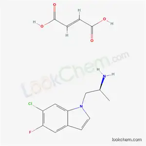 (AS)-6-클로로-5-플루오로-알파-메틸-1H-인돌-1-에타나민 푸마레이트