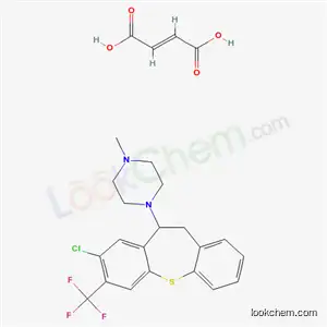 Piperazine, 1-(8-chloro-10,11-dihydro-7-(trifluoromethyl)dibenzo(b,f)thiepin-10-yl)-4-methyl-,(Z)-2-butenedioate (1:1)