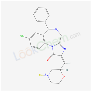 1H-Imidazo(1,2-a)(1,4)benzodiazepin-1-one, 2,4-dihydro-8-chloro-6-phenyl-2-(4-thiomorpholinylmethylene)-