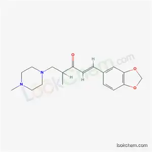 1-(1,3-ベンゾジオキソール-5-イル)-4-メチル-5-(4-メチル-1-ピペラジニル)-1-ペンテン-3-オン