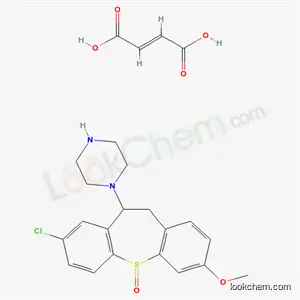 피페라진, 1-(8-클로로-10,11-디하이드로-3-메톡시디벤조(b,f)티에핀-10-일)-, S-옥사이드, (Z)-2-부텐디오에이트(1:1)