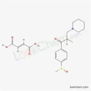 Molecular Structure of 69566-21-8 (2-methyl-1-[4-(methylsulfinyl)phenyl]-3-piperidin-1-ylpropan-1-one (2E)-but-2-enedioate)