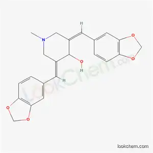 3,5-Bis(1,3-benzodioxol-5-ylmethylene)-1-methyl-4-piperidinol