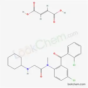 부트 -2- 엔디 온산, N- [4- 클로로 -2- (2- 클로로 벤조일) 페닐] -2- (시클로 헥실 아미노) -N- 메틸-아세트 아미드