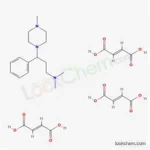 1-피페라진프로판아민, 감마-페닐-N,N,4-트리메틸-, (Z)-2-부텐디오에이트(1:3)