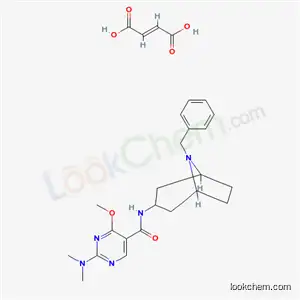 5-피리미딘카르복사미드, N-(8-벤질-3-베타-노르트로파닐)-2-(디메틸아미노)-4-메톡시-, 모노말레에이트