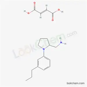 2-피롤리딘메탄아민, 1-(3-프로필페닐)-, (-)-, (E)-2-부텐다이오에이트 e(1:1)