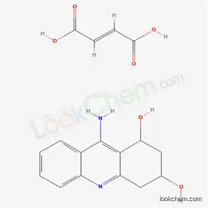 Molecular Structure of 144526-55-6 (1,2,3,4-Tetrahydro-9-amino-1,3-acridinediol (Z)-2-butenedioate (1:1))