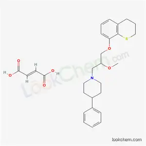 부트-2-엔디오산, 1-(2-메톡시-3-티오크로만-8-일옥시-프로필)-4-페닐-피페리딘