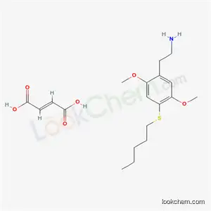 벤젠에탄아민, 2,5-디메톡시-4-(펜틸티오)-, (Z)-2-부텐디오에이트( 1:1)