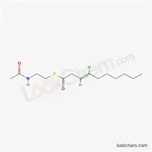 Molecular Structure of 15469-76-8 (3-Decenoic acid N-ethylcysteamine thioester)