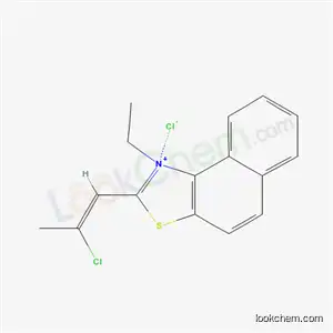 2-(2-クロロ-1-プロペニル)-1-エチルナフト[1,2-d]チアゾール-1-イウム?クロリド