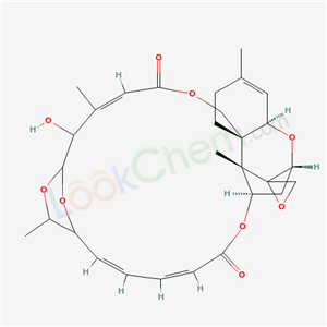 Verrucarin A,2',3'-didehydro-7'-deoxo-2'-deoxy-7',5'-(ethylideneoxy)-4'-hydroxy- (9CI) cas  74072-83-6