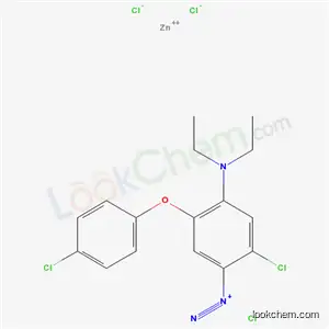2- 클로로 -5- (4- 클로로 페녹시) -4- (디 에틸 아미노) 벤젠 디아 조늄 트리클로로 진 케이트