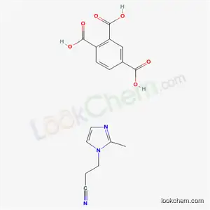벤젠-1,2,4-트리카르복실산, 2-메틸-1H-이미다졸-1-프로피오노니트릴(1:1)과의 화합물